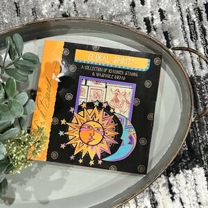 Global Spirit All Night Media Global Spirit Rubber‎ Stamp Set Of 10 & Ink Pad